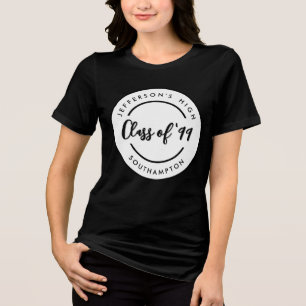 Camiseta Triblenda Clase personalizada de la reunión de ex alumnos de