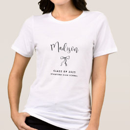 Camiseta Triblenda Clase personalizada simple de graduación 2025