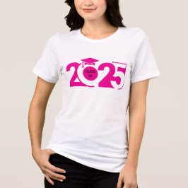 Camiseta Triblenda Clase rosa negrita moderna de 2025