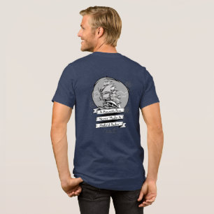 Camiseta Triblenda Clásico de Mar Liso Sal Oficial Náutico