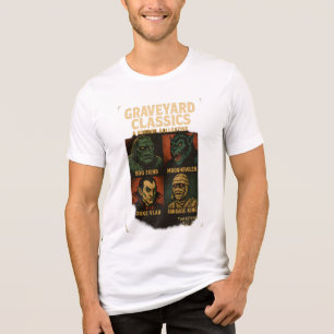 Camiseta Triblenda Clásicos de Cementerio Leyendas de Terror Hallowee