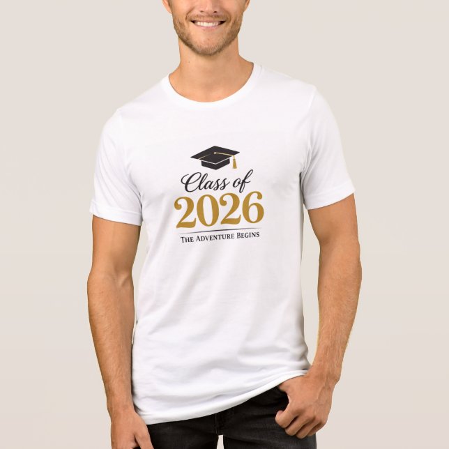 Camiseta Triblenda Class of 2026 Graduation Shirt Adventure (Anverso)