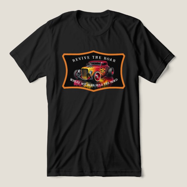 Camiseta Triblenda Classic American Hot Rod 1954 (Diseño delantero )