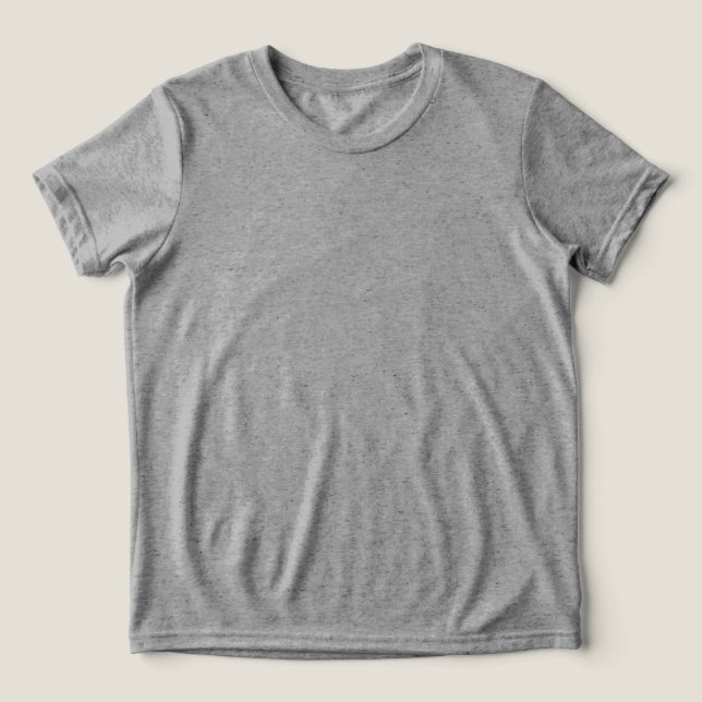 Camiseta Triblenda Classic Grey Basic T-Shirt – Comfortable Everyday  (Diseño delantero )