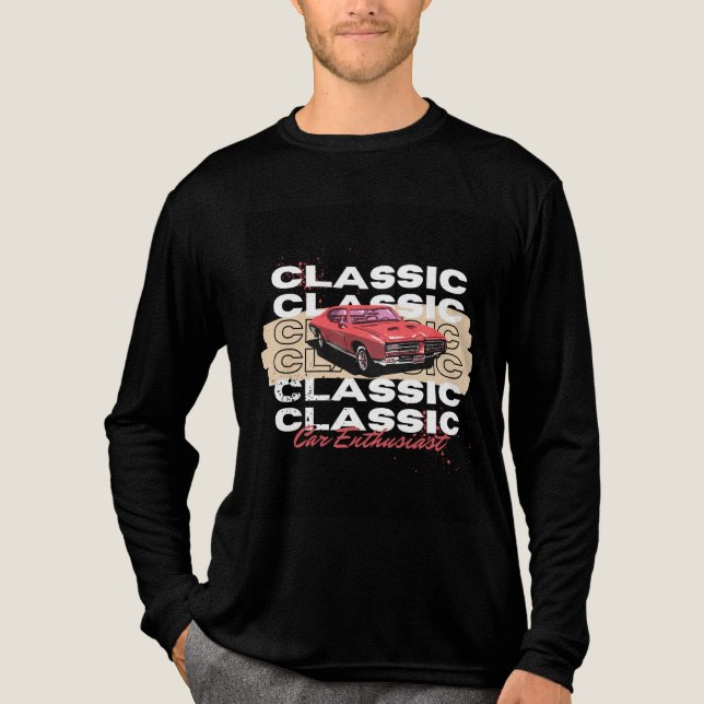Camiseta Triblenda classie car design t shirt (Anverso)
