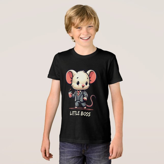 Camiseta Triblenda Classy Mouse in Suit (Anverso Completo)