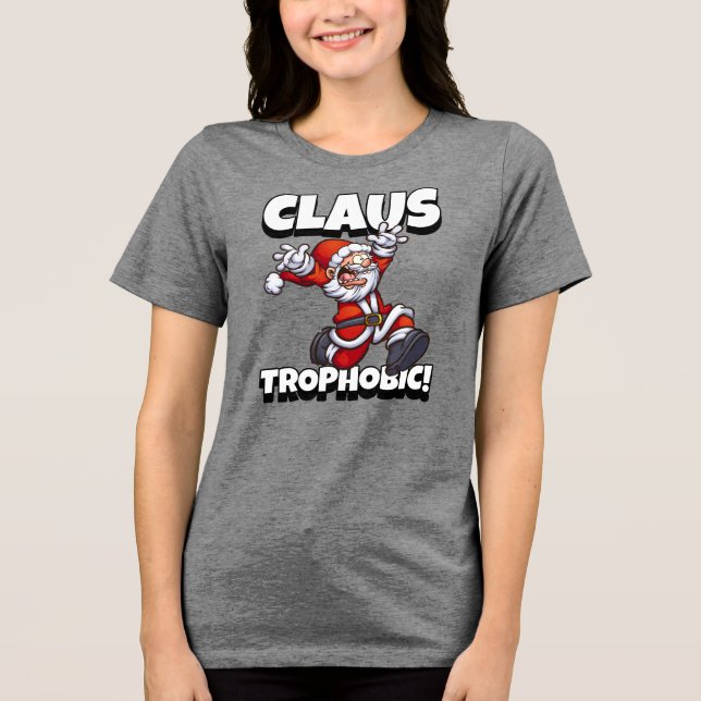 Camiseta Triblenda ¡Claus-trofobo! (Anverso)
