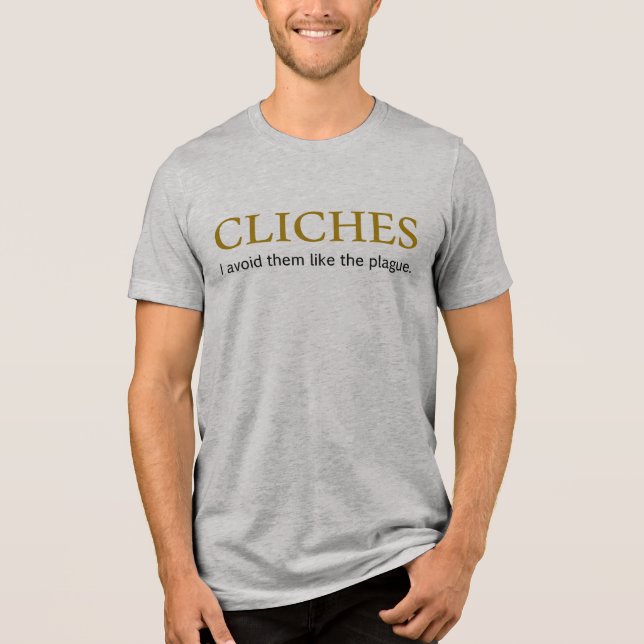Camiseta Triblenda Cliches (Anverso)
