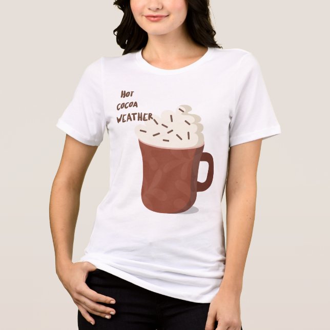 Camiseta Triblenda Clima de cacao caliente (Anverso)