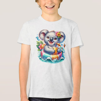 Camiseta Triblenda Clipart de sublimación de koala de verano
