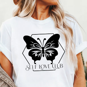 Camiseta Triblenda Club de Amor Propio Boho Mariposa Empoderamiento