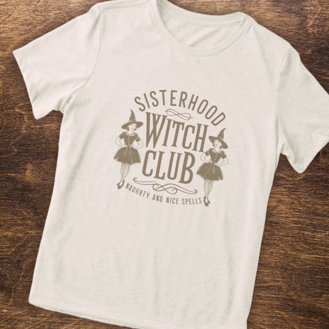 Camiseta Triblenda Club de Brujas Sisterhood (Subido por el creador)