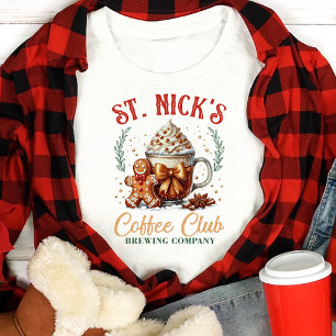 Camiseta Triblenda Club de Café de San Nicolás Pan de Jengibre Navida