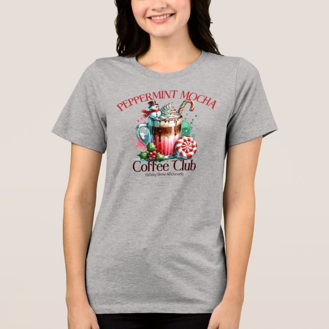 Camiseta Triblenda Club de Café Peppermint Mocha (Anverso)