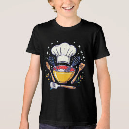 Camiseta Triblenda club de cocina de panadería chef junior