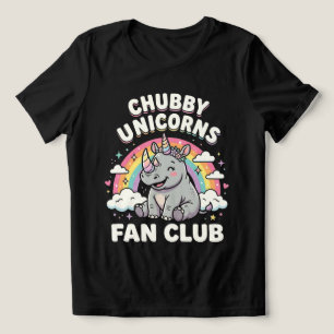 Camiseta Triblenda Club de Fans de Unicornios Adorables Unicornio Mág