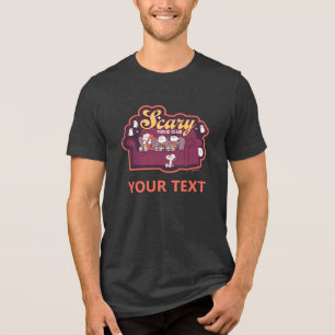 Camiseta Triblenda Club de Películas de Terror de Peanuts en el Sofá
