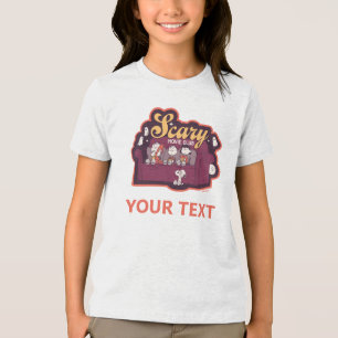 Camiseta Triblenda Club de Películas de Terror de Peanuts en el Sofá