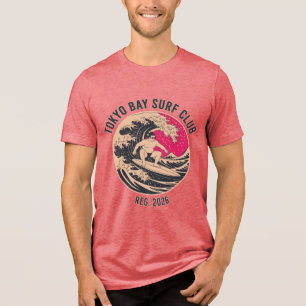 CAMISETA TRIBLENDA CLUB DE SURF DE LA BAHÍA DE TOKYO