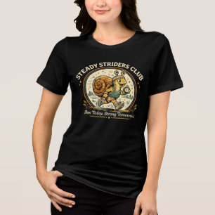 Camiseta Triblenda Club de Trotadores Estables Caracol Divertido Corr