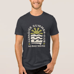 Camiseta Triblenda Club de Verano Paradisíaco Retro Waves