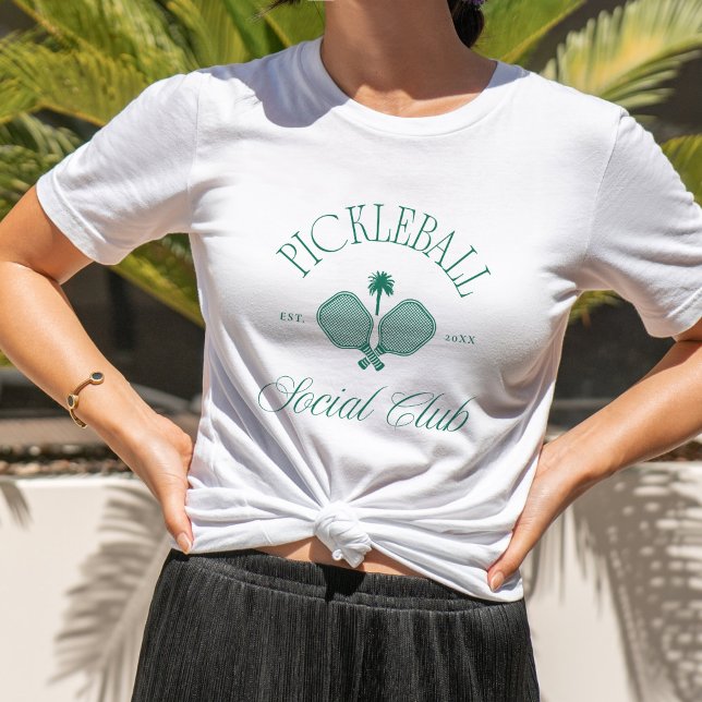 Camiseta Triblenda Club Social de Pickleball Mujeres (pickleball social club t-shirt)