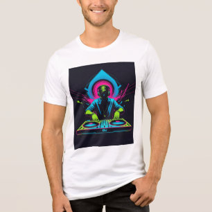 Camiseta Triblenda Club Vibes - DJ Fiesta Neon Style Tee