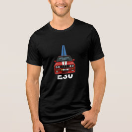 Camiseta Triblenda Coche deportivo rojo clásico retro E30