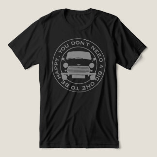 Camiseta Triblenda Coche Mini Clásico etiqueta original de los años 6