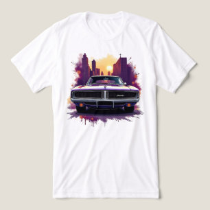 Camiseta Triblenda Coche Musculoso con Grafitis