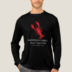Camiseta Triblenda Cocina anual de la familia de la boga de langosta 