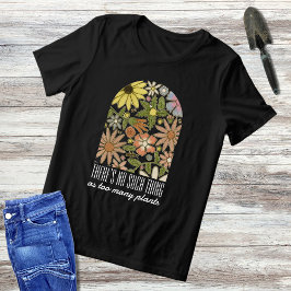 Camiseta Triblenda Cocina de la planta de Cottagecore Lover Humor Jar