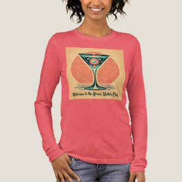 Camiseta Triblenda Cóctel del Club de Martini Atómico del Entrelazami
