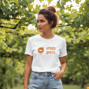 Camiseta Triblenda Cóctel estilizado Aperol Spritz