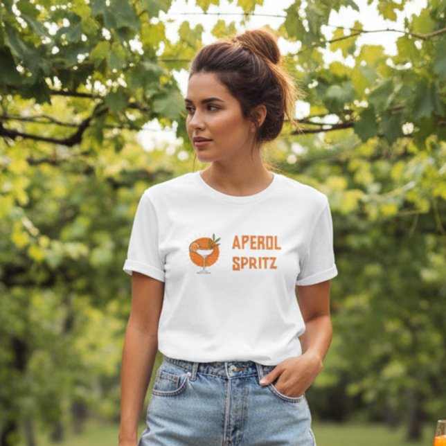 Camiseta Triblenda Cóctel estilizado Aperol Spritz (Subido por el creador)