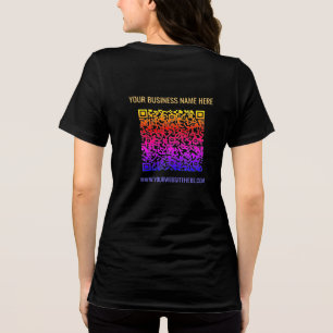 Camiseta Triblenda Código QR Personalizado de Color de su Empresa