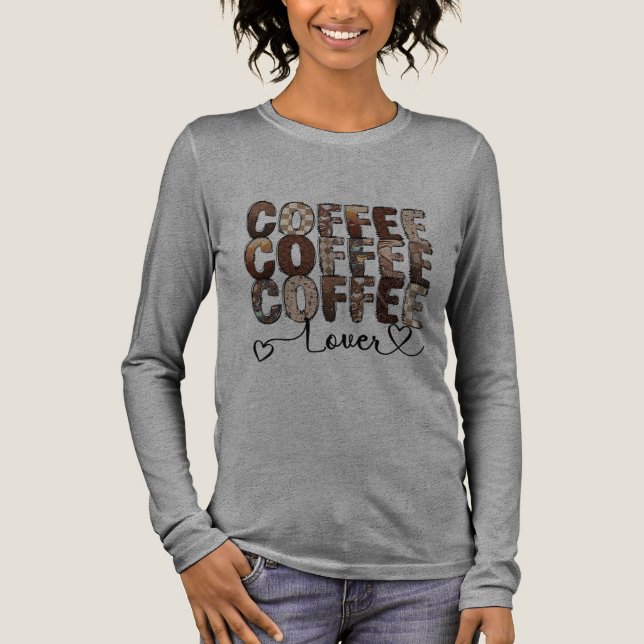 Camiseta Triblenda Coffee. Coffee lover. (Anverso)