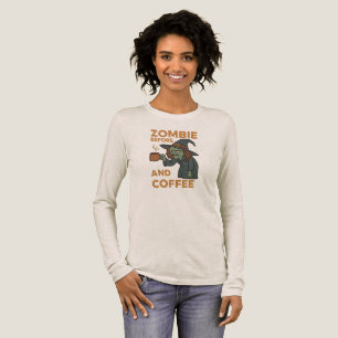 Camiseta Triblenda Coffee divertido Halloween T-Shirt
