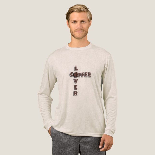 Camiseta Triblenda Coffee Lover Gift - Coffee Bean Design (Anverso Completo)