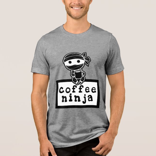 Camiseta Triblenda Coffee Ninja (Anverso)
