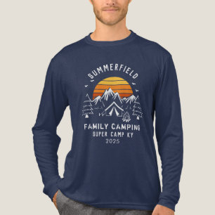 Camiseta Triblenda Coincidencia de Personalizado de viaje de camping 