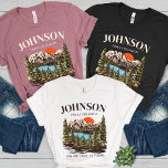 Camiseta Triblenda Coincidencia de viaje de campamento familiar perso<br><div class="desc">Celebre la unión de su familia con nuestro viaje de camping familiar personalizado a la Reunión que coincide con la camiseta Tri-Blend. Perfecto para su próxima aventura al aire libre, estos camisetas personalizados están diseñados para acercar a su familia durante un viaje por carretera o una reunión de camping. Cada...</div>