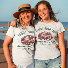 Camiseta Triblenda Coincidencia de viaje de familia personalizado