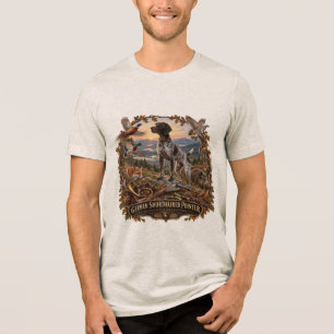 Camiseta Triblenda Colección de caza del Pointer de pelo corto alemán