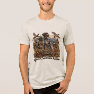 Camiseta Triblenda Colección de caza del Pointer de pelo corto alemán