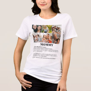 Camiseta Triblenda Collage de fotos de mami definición 6 personalizad