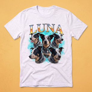 Camiseta Triblenda Collage de Fotos de Mascotas Clásico Bipabop con R