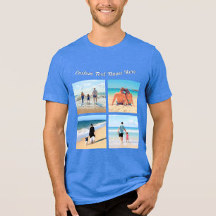Camiseta Triblenda Collage de fotos y texto Personalizado personaliza