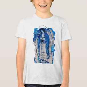 Camiseta Triblenda Collage de Nuestra Señora de Guadalupe