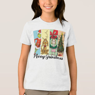 Camiseta Triblenda Collage de Vacaciones de Grinchmas Feliz